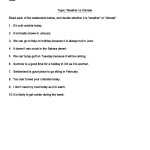 Weather Vs Climate Online Worksheet throughout Weather Vs Climate Worksheet