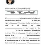 What Is The Constitution Worksheet with The Us Constitution Worksheet