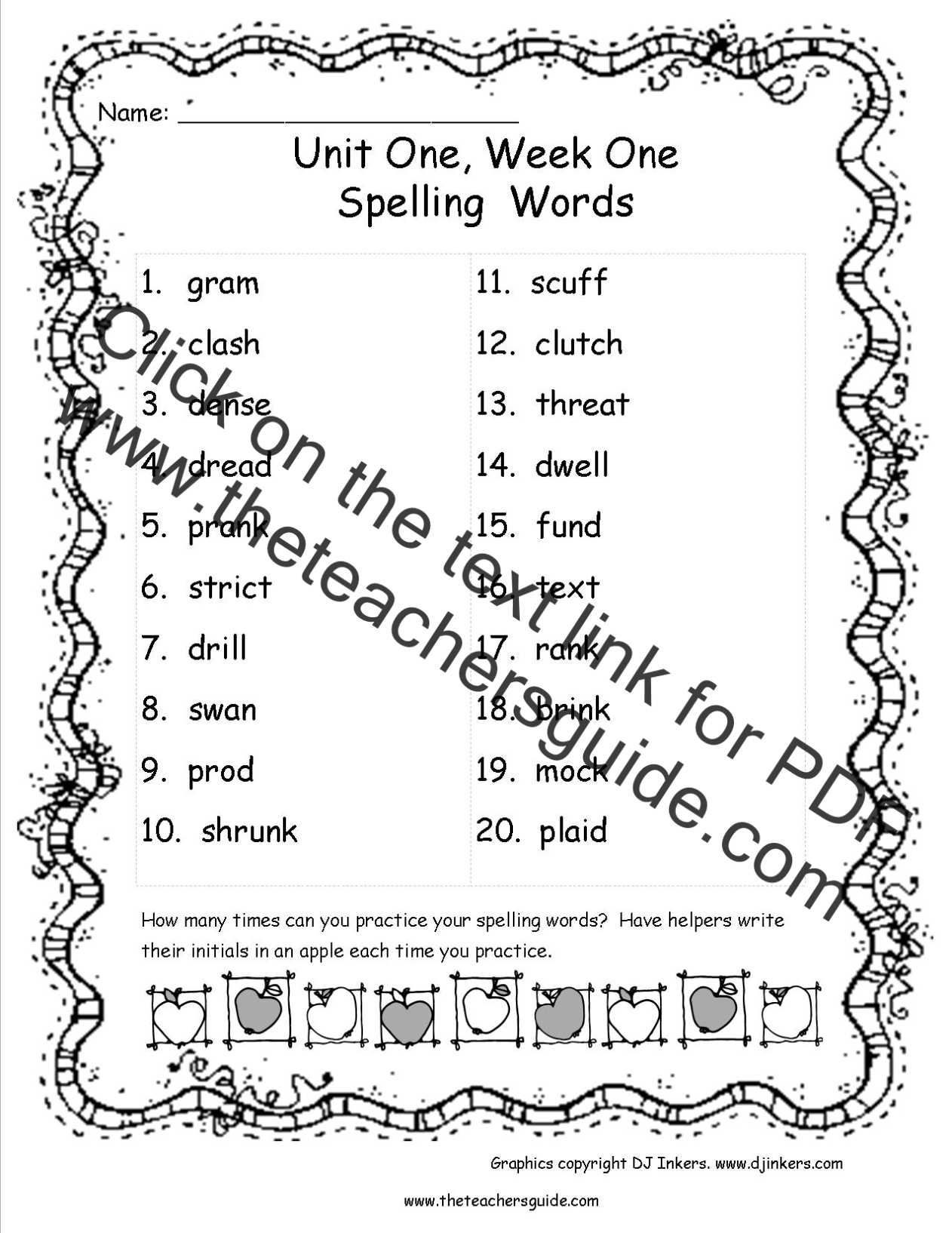 Wonders Sixth Grade Unit One Week One Printouts Pertaining To 6th Grade Spelling Worksheet
