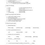 Work Power Energy Worksheet – Inspireado With Regard To Work Power Energy Worksheet