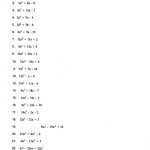 Worksheet Factoring Trinomials Answers Key — Db Excel In Factoring Polynomials Worksheet Answers