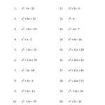 Worksheet Factoring Trinomials Answers Key — Db-Excel in Factoring Trinomials Worksheet Answer Key