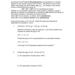 Worksheet – Free Energy According To The 3Rd Law Of With Gibbs Free Energy Worksheet