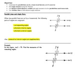 Worksheet Section 32 Angles And Parallel Lines throughout Angles And Parallel Lines Worksheet
