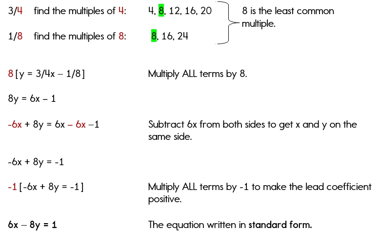 Writing Equations In Standard Form inside Writing A Function Rule Worksheet