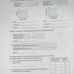 Writing Linear Equations From A Table Worksheet Answer Key | Elcho Table for Writing Linear Equations Worksheet Answers