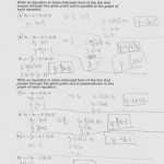 Writing Linear Equations Worksheet Answers — Db Excel Intended For Linear Equation Worksheet With Answers