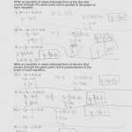 Writing Linear Equations Worksheet Answers — Db Excel With Regard To Writing Linear Equations Worksheet